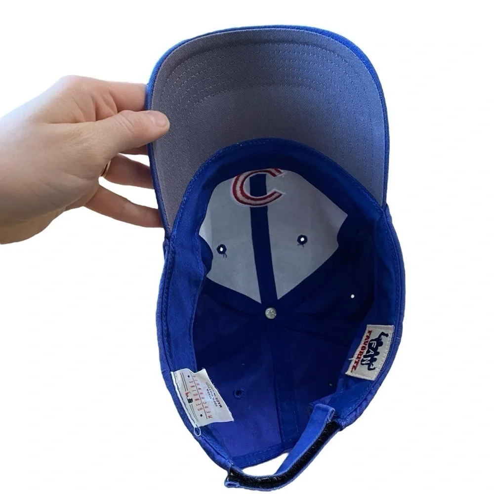 MLB Fan Favorite Chicago Cubs Blue Baseball Cap Hat Size O/S
